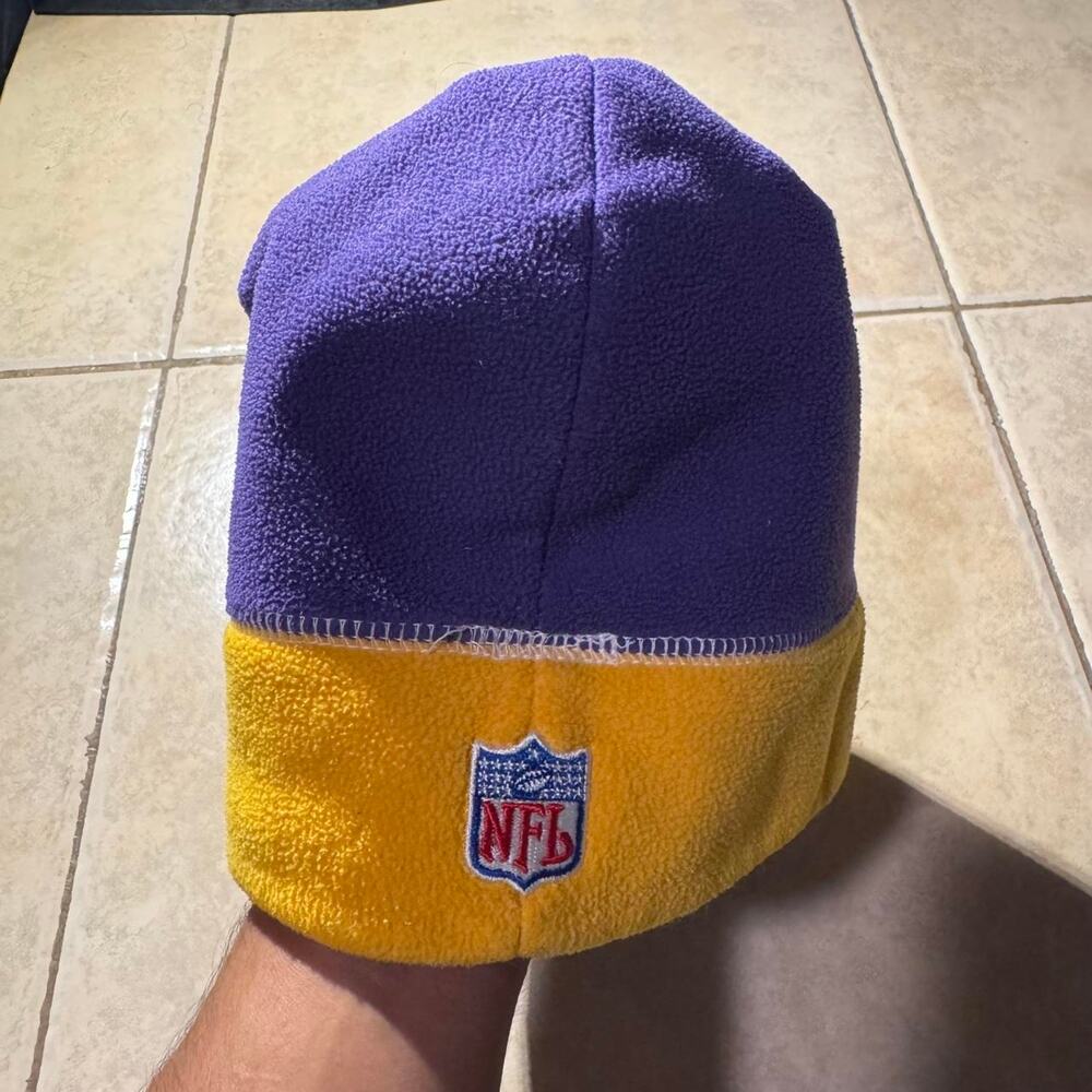 Vintage y2k nfl minnesota vikings beanie